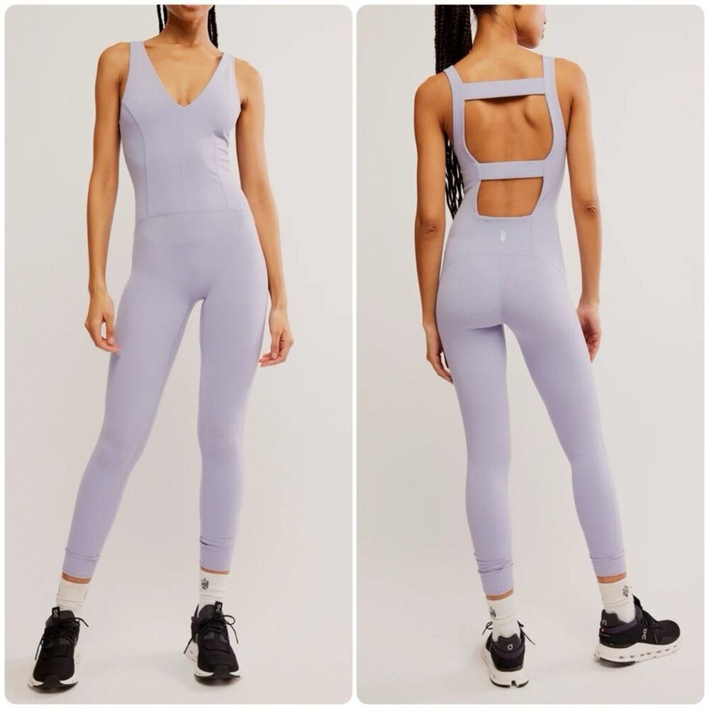 NWT Free People Women S Never Better Platinum One Piece Jumpsuit